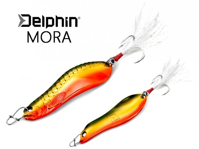 Třpytka plandavka Delphin MORA Fire Orange