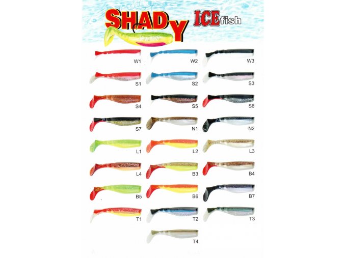 Nástrahy umělé ICE Fish Shady 10 cm