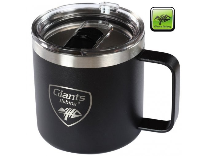 Giants Fishing nerezový thermo hrnek Black Stainless 400 ml