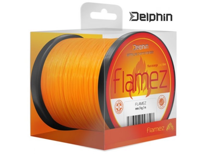 Vlasec Delphin FLAMEZ oranžový 600 m