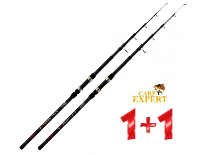 Teleskopické pruty Carp Expert Extreme Tele 3,00 m/50-100 g - AKCE 1+1