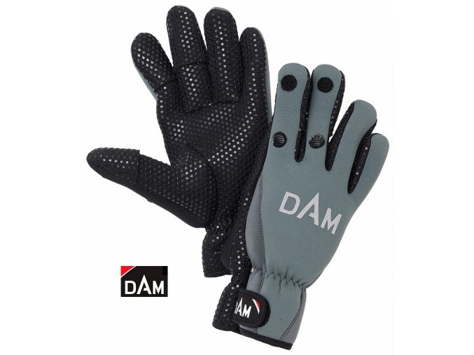 Neoprenové rukavice DAM Neoprene Fighter Glove Black/Grey