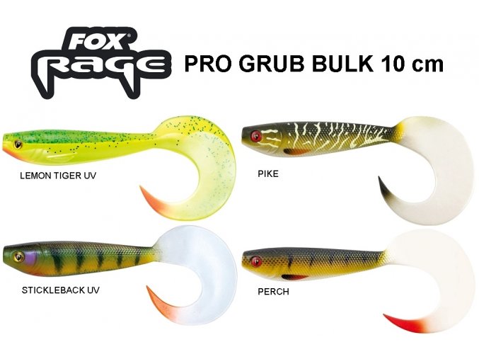 FOX Rage gumová nástraha Pro Grub Bulk 10 cm