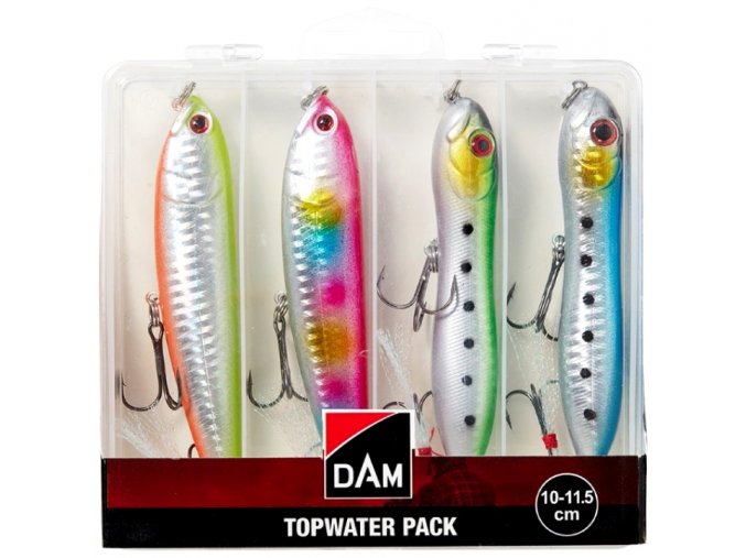 Sada woblerů DAM Topwater Pack 10-11,5 cm/16,5-22,5 g - 4 ks