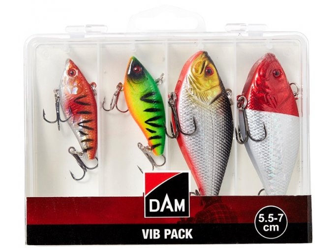 Sada woblerů DAM VIB Pack 5,5-7 cm/6,5-13 g - 4 ks