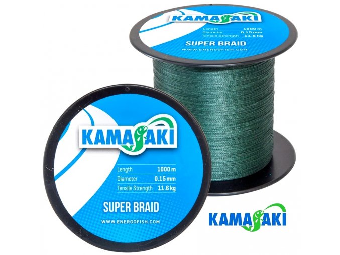 Kamasaki Super Braid pletená šňůra 1000 m