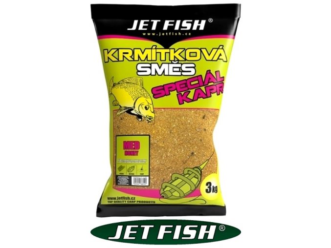 Jet Fish krmítková směs Speciál Kapr Med 3 kg
