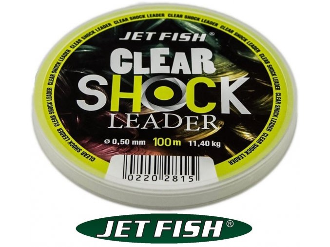 Jet Fish šokový vlasec Clear Shock Leader 100 m