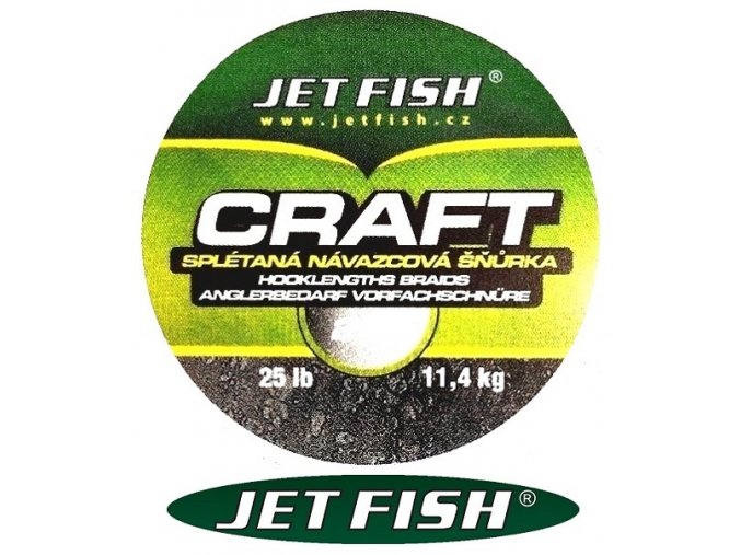 Jet Fish splétaná návazcová šňůrka Craft 20 m