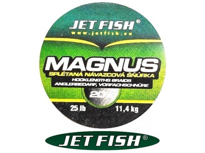 Jet Fish splétaná návazcová šňůrka Magnus 20 m
