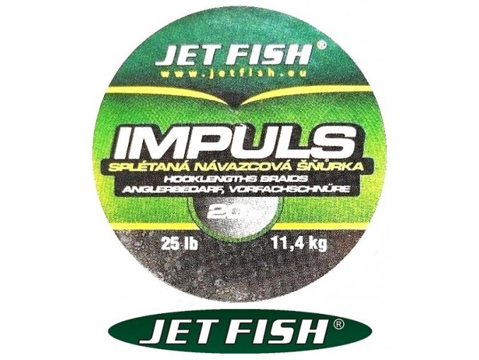 Jet Fish splétaná návazcová šňůrka Impuls 20 m