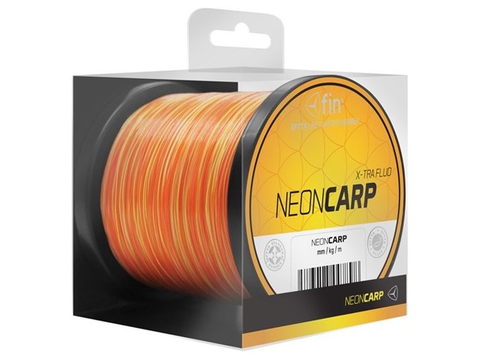 Vlasec FIN Neon Carp X-TRA Fluo žlutá/oranžová 1 m
