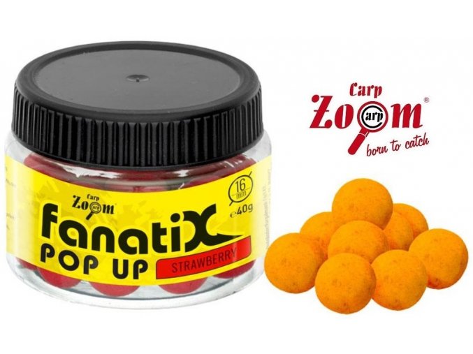 Carp Zoom plovoucí boilies Fanati-X Pop-Up 16 mm/40 g