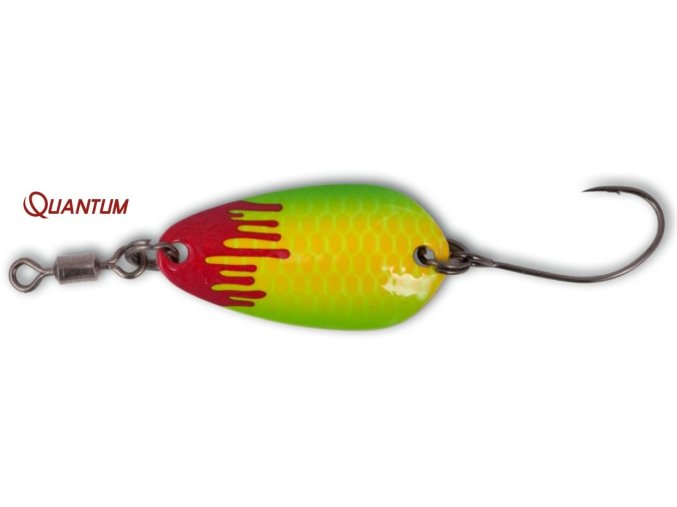 Plandavka Quantum Magic Trout Bloody Spoon Yellow/Green 2,5 cm