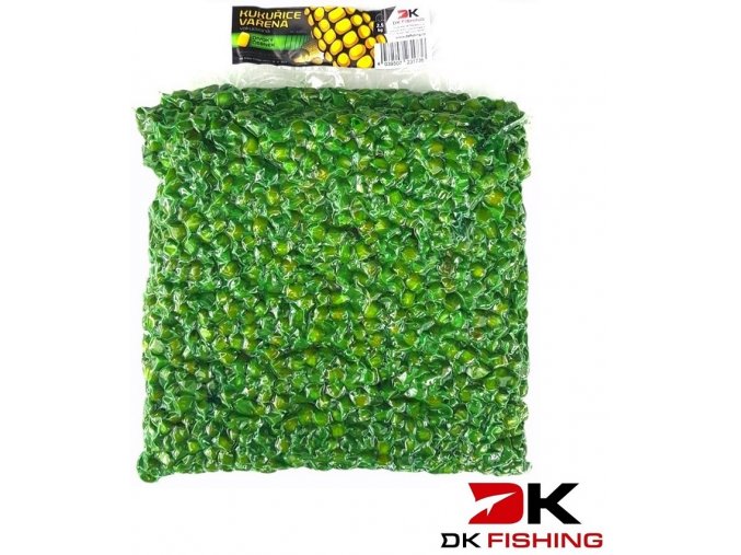 DK Fishing vařená kukuřice - Divoký česnek 2,5 kg
