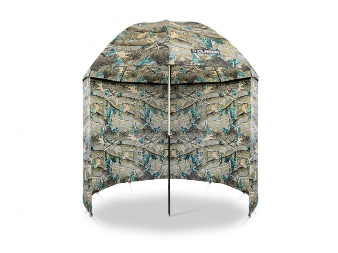 Deštník s bočnicí Delphin CLASSA CAMO 250 cm 3/4