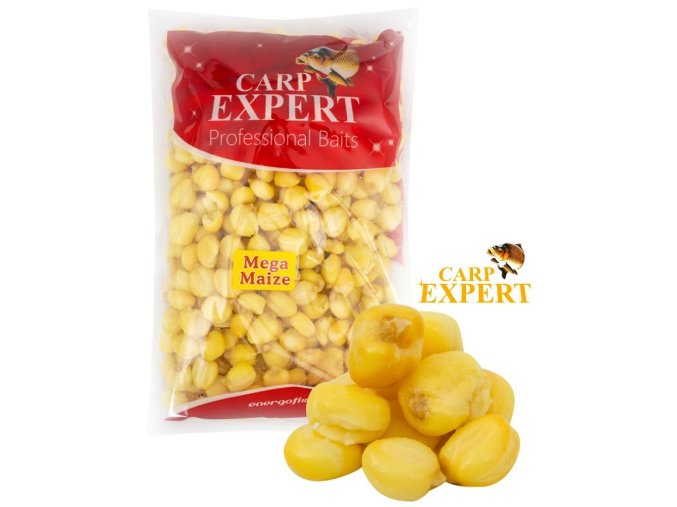 Carp Expert velká kukuřice Mega Corn Natur 800 g