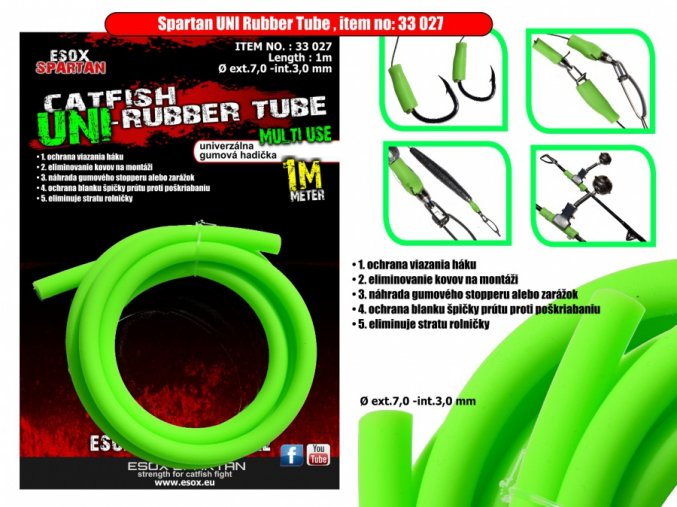 Spartan silikonová hadička UNI Rubber Tube