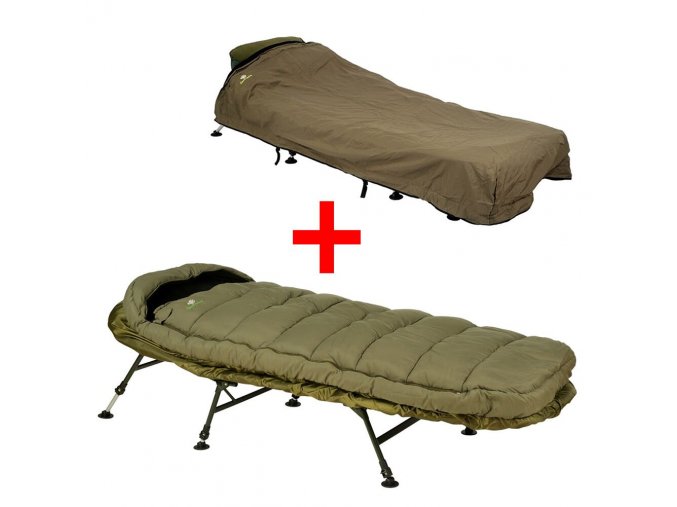 Spací pytel Giants Fishing 5 Season LXR Sleeping Bag + přehoz Exclusive Bedchair Cover ZDARMA!