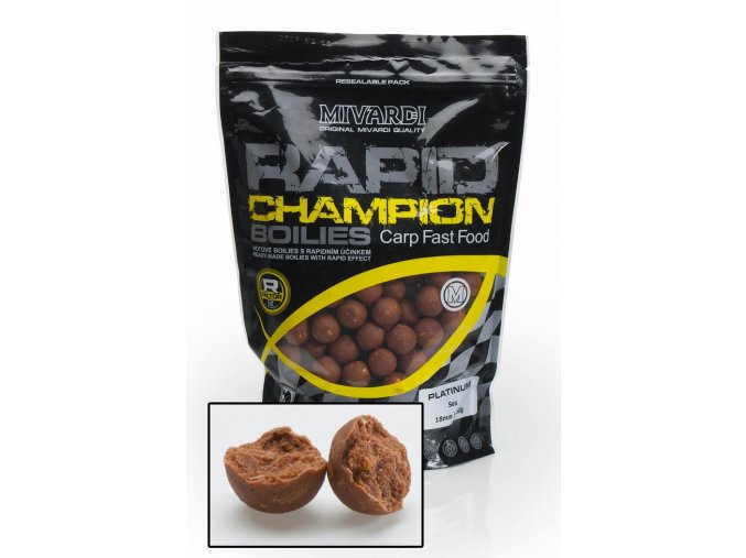 Boilies Mivardi Rapid Champion Platinum Sea 950 g