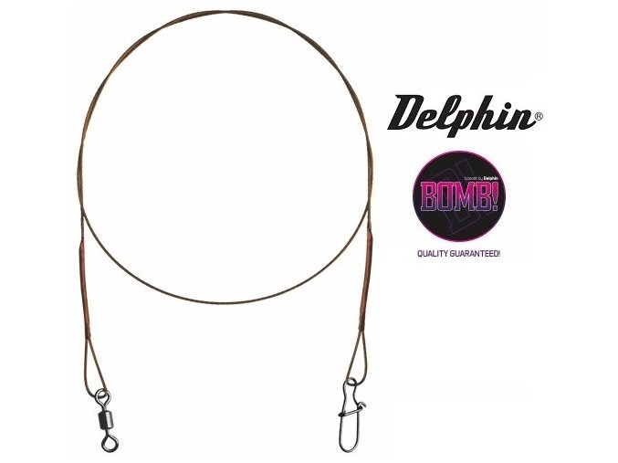 Delphin ocelové lanka 7 vláken 35 cm