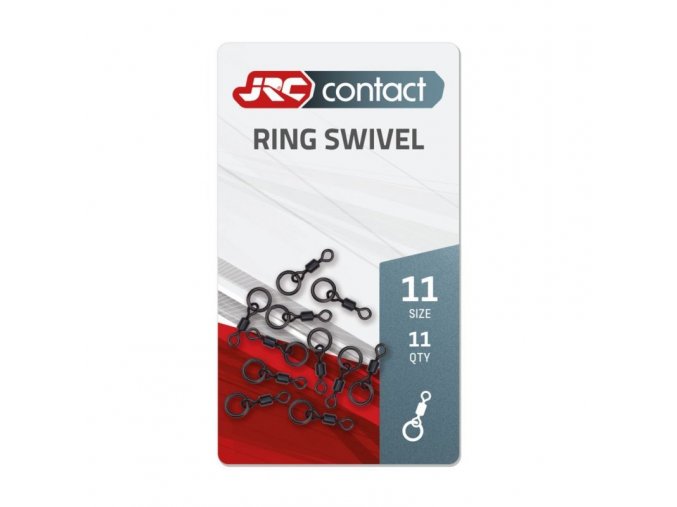 JRC Obratlík s kroužkem Contact Ring Swivel vel.8 / 11ks