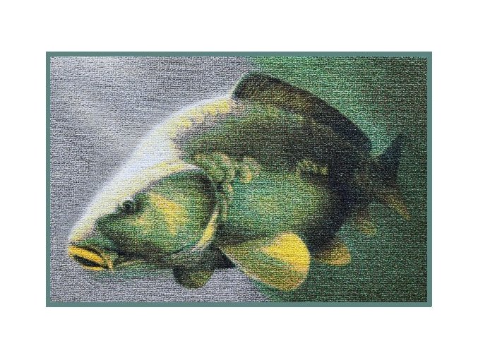 Delphin rohožka 3D Kapr - 60 x 40 cm