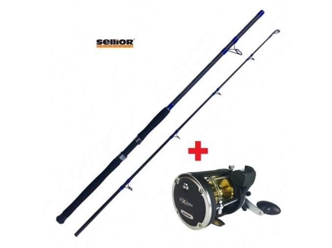 Prut Sellior Gladius 2,1 m 400-600 g + naviják Sellior Axion 50 LH
