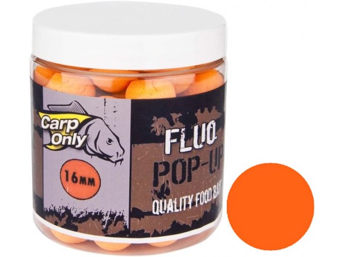 Plovoucí boilies Carp Only Fluo Pop Up Orange 100 g