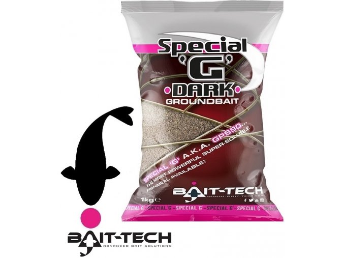 Bait-Tech krmítková směs Special G Dark Groundbait - 1 kg