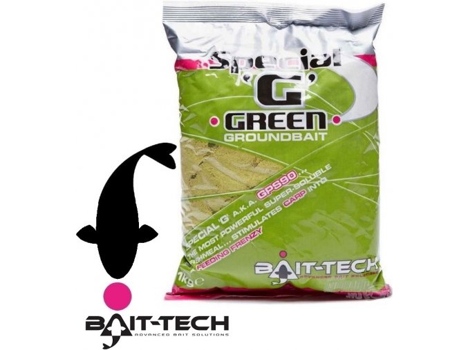Bait-Tech krmítková směs Special G Green Groundbait - 1 kg