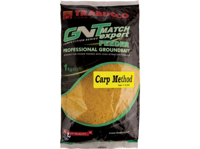 Trabucco krmítková směs GNT Match Expert Feeder Professional Groundbait Carp Method - 1 kg