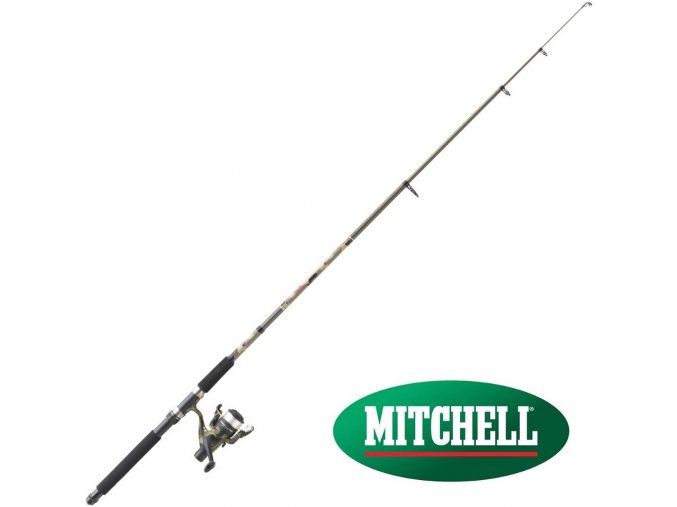 Prut Mitchell Tanager Camo Tele Spinning 2,40 m/10-30 g + naviják 30 RD