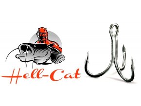 Hell-Cat trojháček na sumce a mořský rybolov 6X-Strong - 5 ks