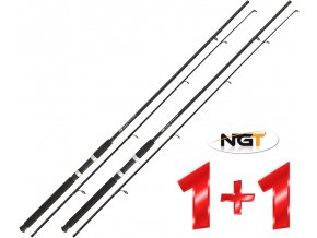 NGT prut Carp Stalker Black Rod 2pc 8 ft/2 lb - AKCE 1+1