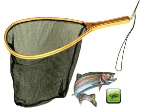 Podběrák Giants Fishing Trout Wood Landing Net