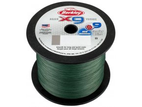 Berkley X9 Braid Low Vis Green pletená šňůra 1 m