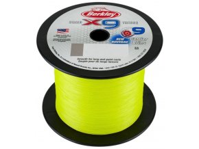 Berkley X9 Braid Fluro Green pletená šňůra 1 m