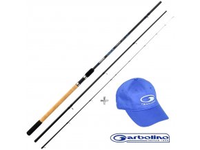 Garbolino prut Bullet Feeder 3S 3,6 m/25-75 g + kšiltovka