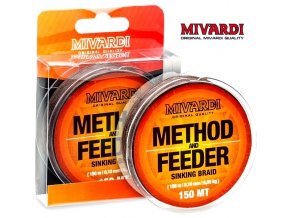 Mivardi šňůra Method & Feeder Sinking Braid 150 m