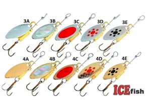 ICE Fish rotační třpytka Mikro Spin B - 2 g