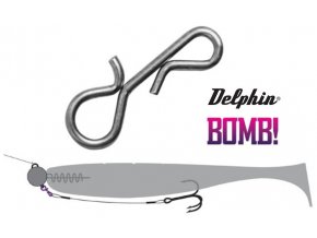 Delphin BOMB! Twisto SNAP přívlačová karabinka - 20 ks