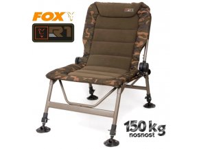 Rybářské křeslo FOX R1 Camo Recliner Chair