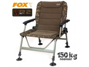 Rybářské křeslo FOX R2 Camo Recliner Chair