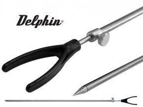 Delphin rybářská vidlička s držákem - zadní
