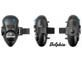 Signalizátor záběru Delphin Shocker s nastavitelným páskem pro připevnění na prut