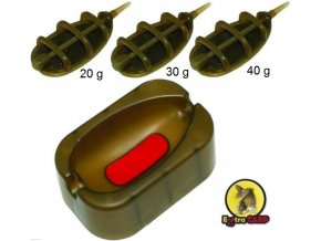 Extra Carp Method Feeder in line set 20, 30, 40 g + formička