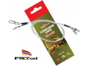 Falcon návazec na dravce Fluorocarbon Leader 25 cm - 2 ks