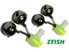 Zfish rolnička dvojitá Double Bell Light Clip - 2 ks