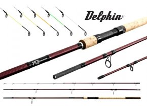 Prut Delphin MAGMA M3 Light feeder 300, 330, 360 cm